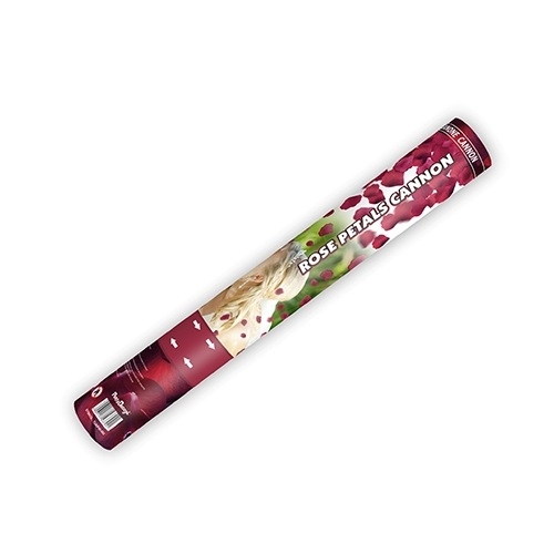 Rose petals cannon, 40 cm, deep red