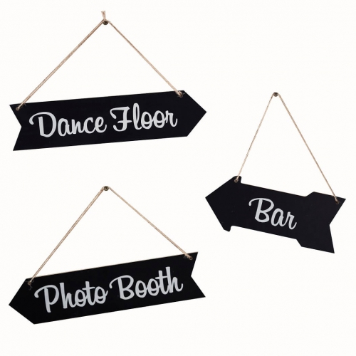 Chalkboard Wedding Arrow Signs - Vintage Affair