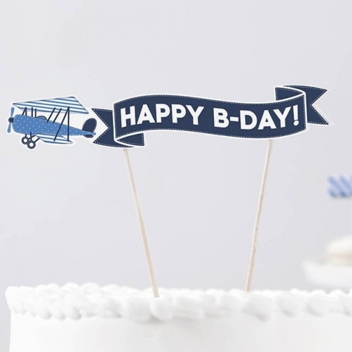 Cake Topper Little Plane