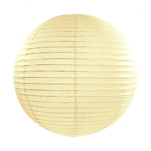 Paper lantern 25 cm, cream