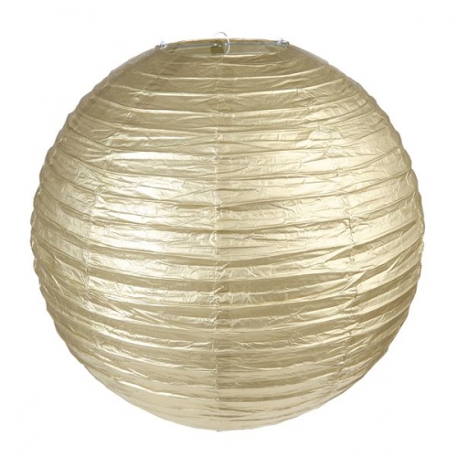 Metallic L lantern gold