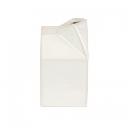 Muted Pastel Milk Carton Jug white