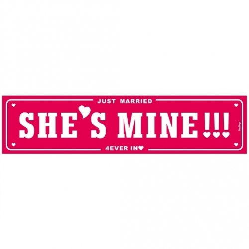 Number plates she is mine - Kopie