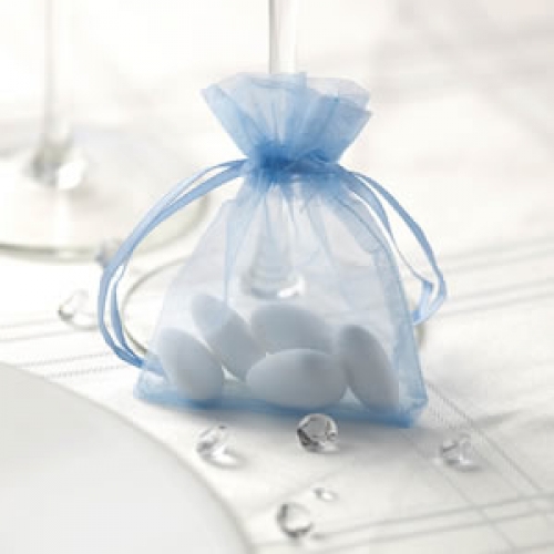 Organza Bags 10 Pack - Blue