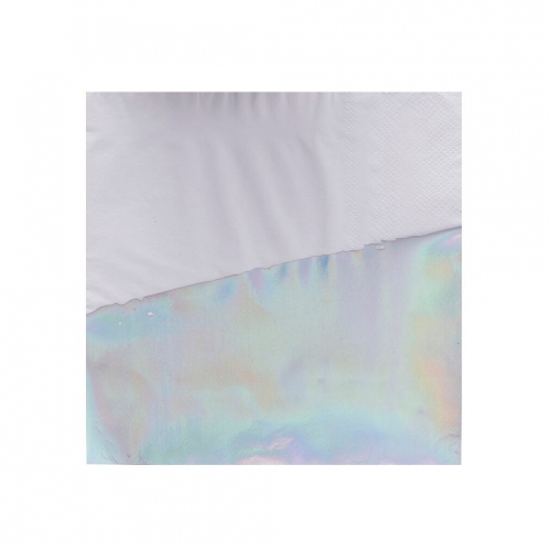 Iridescent Dipped Paper Napkins - Iridescent Party