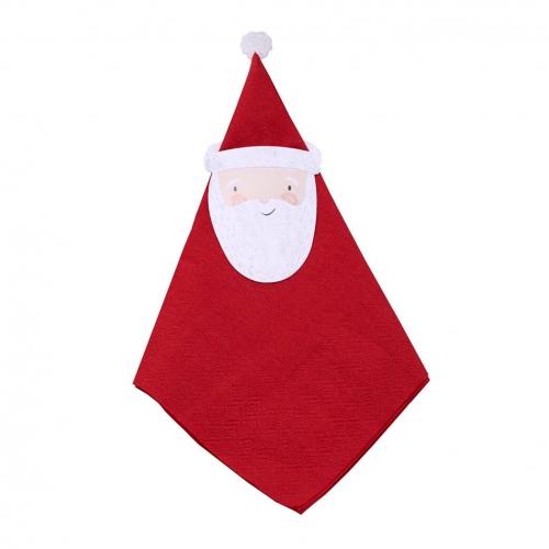 Christmas Santa Napkin Topper Kit - Santa & Friends