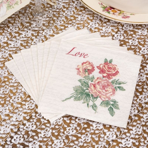 With Love - Cocktail Napkins