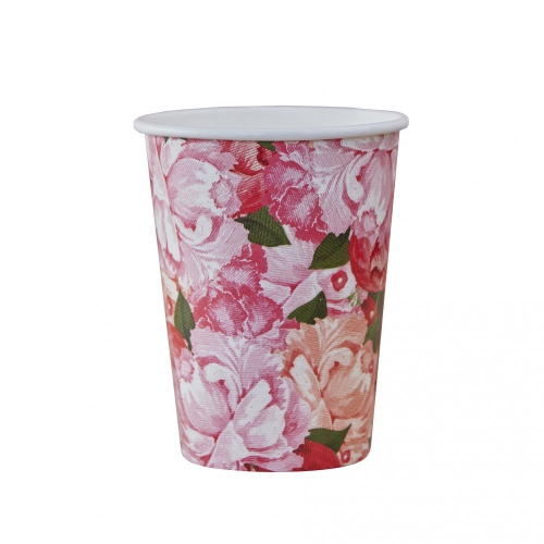 Floral Paper Cups - Boho