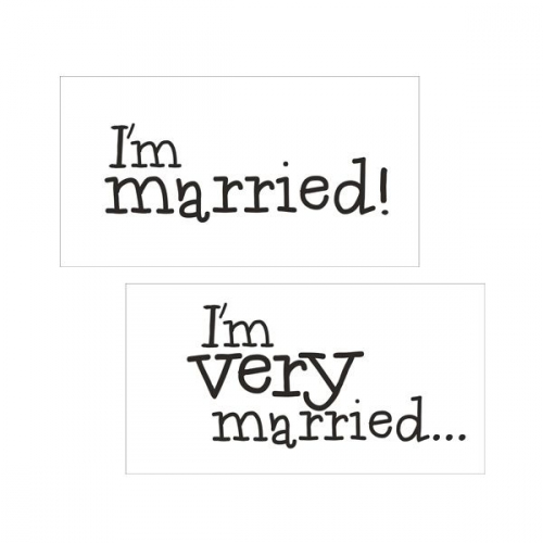 Photo Booth Accessoires - I'm (very) married