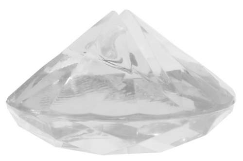 Kartenhalter Diamant - transparent