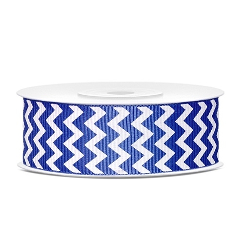 Grosgrain ribbon, royal blue, 25mm/10m