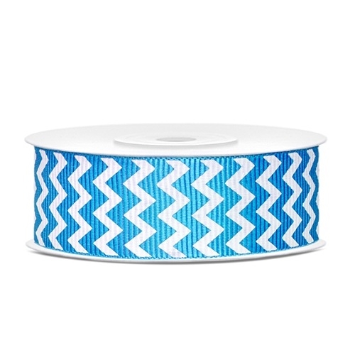 Grosgrain ribbon, turquoise, 25mm/10m