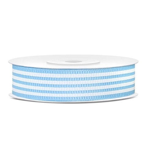 Grosgrain ribbon, sky-blue, 18mm/10m