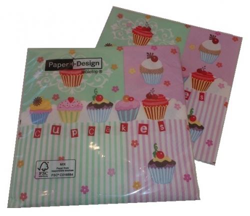 Napkins - Cupcakes