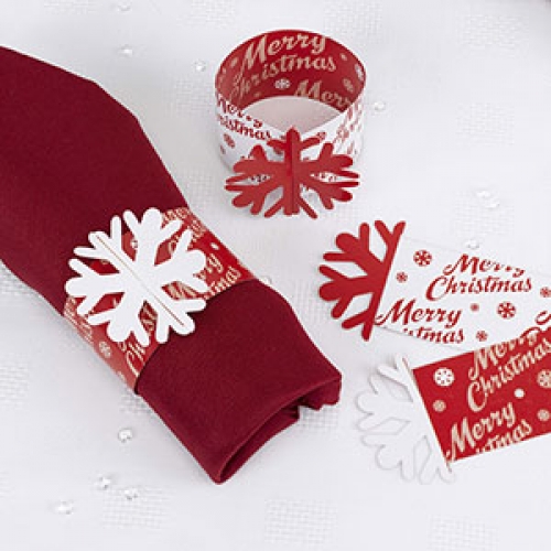 Merry Christmas - Napkin Rings