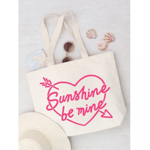 Strandtasche Sunshine Be Mine - pink