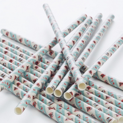 Paper Straws - Patchwork Owl