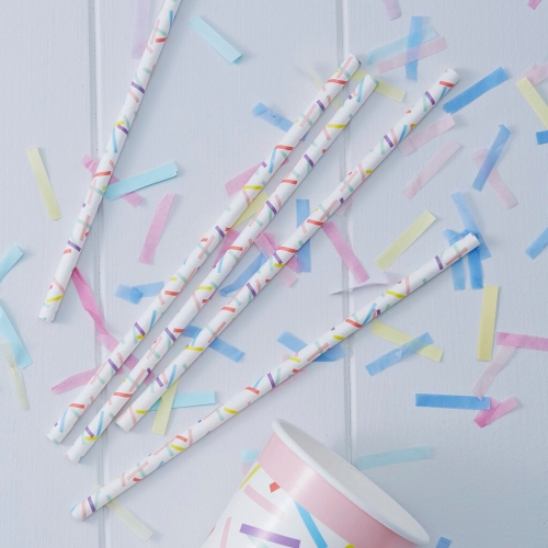 Sprinkles Paper Straws - Pick and Mix