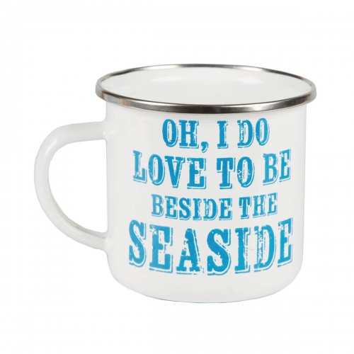 Beside The Seaside Enamel Mug