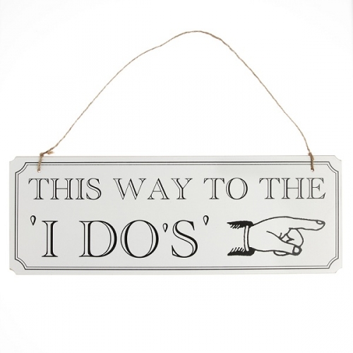 This Way Wedding Sign - Vintage Affair