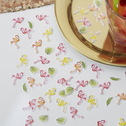 Table Party Confetti - Flamingo Fun