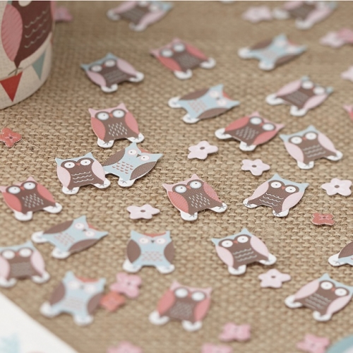 Table Party Confetti - Patchwork Owl