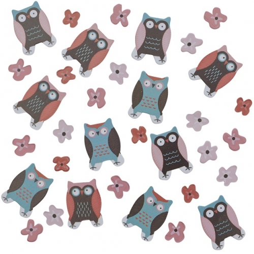 Table Party Confetti - Patchwork Owl