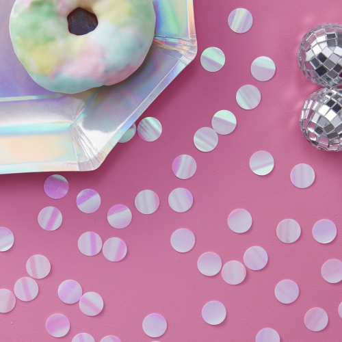 Iridescent Table Confetti - Iridescent Party