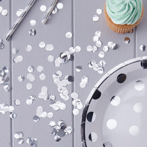 Metallic Silver Table Confetti - Pick & Mix