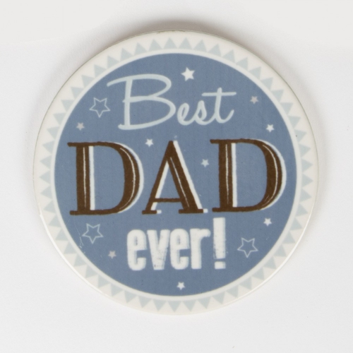 Best Dad Coaster Assorted Best Dad Ever