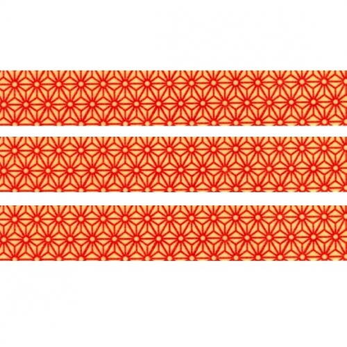 Washi Masking Tape Asanoah - rot/gelb