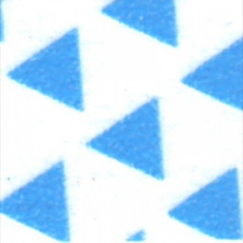 Washi Masking Tape Triangle - blue/white