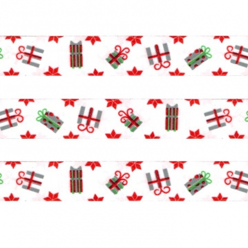 Washi Masking Tape Presents - red/white