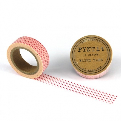 Washi Masking Tape Dots - pink/babypink/white