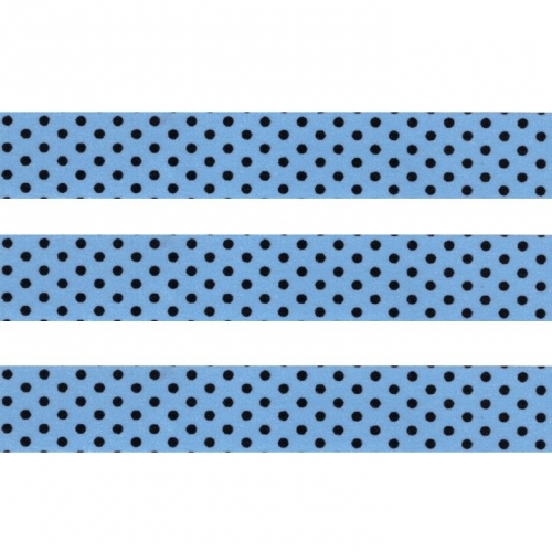 Washi Masking Tape Punkte - schwarz/blau