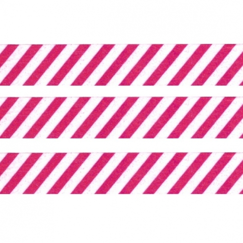 Washi Masking Tape Stripes - pink/white