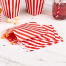 Candy Bags Streifen - rot/weiß