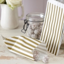 Candy Bags 25er - gold/ivory