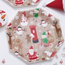 Fun and Festive Paper Plates - Santa & Friends