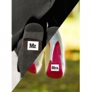 Schuhsticker Mr. & Mrs.